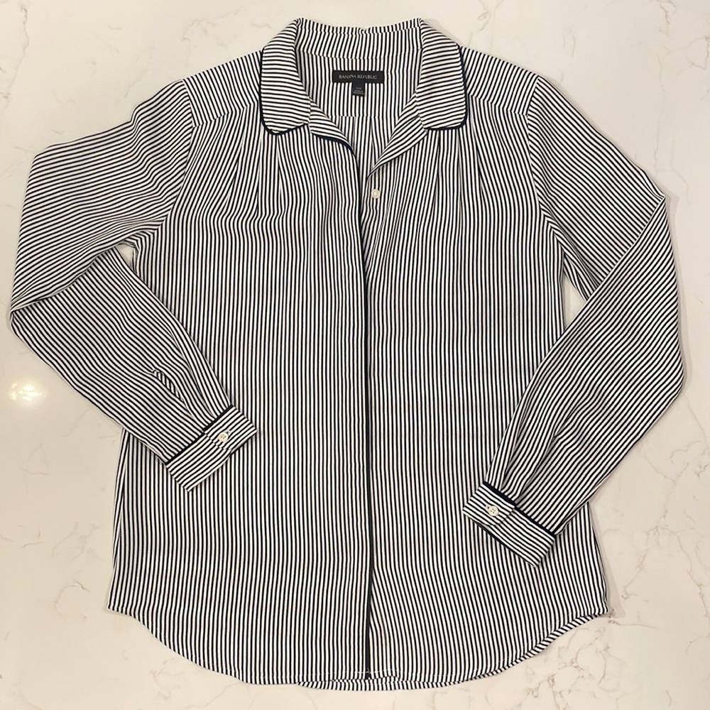 Banana Republic Striped Blouse